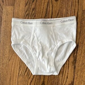 Calvin Klein White Classic Briefs small New